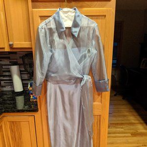 Grey Iridescent Full length Dress